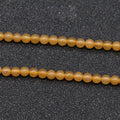 DIY Natural round beads Yellow Color loose beads crystal factory custom wholesale