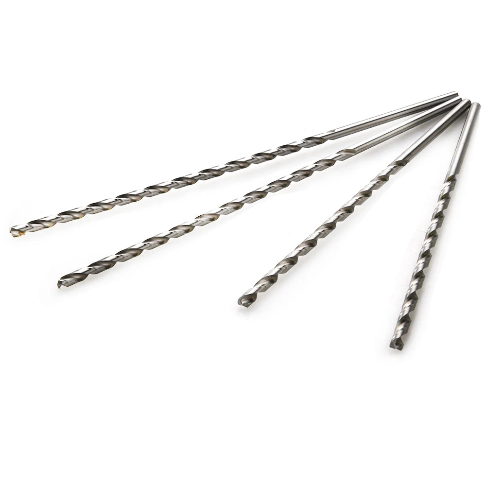 Naipu Fully Ground DIN340 Extra Long Cutting Tools HSS Straight Shank Twist Drill Bit for Metal Stainless Steel Wood Drilling