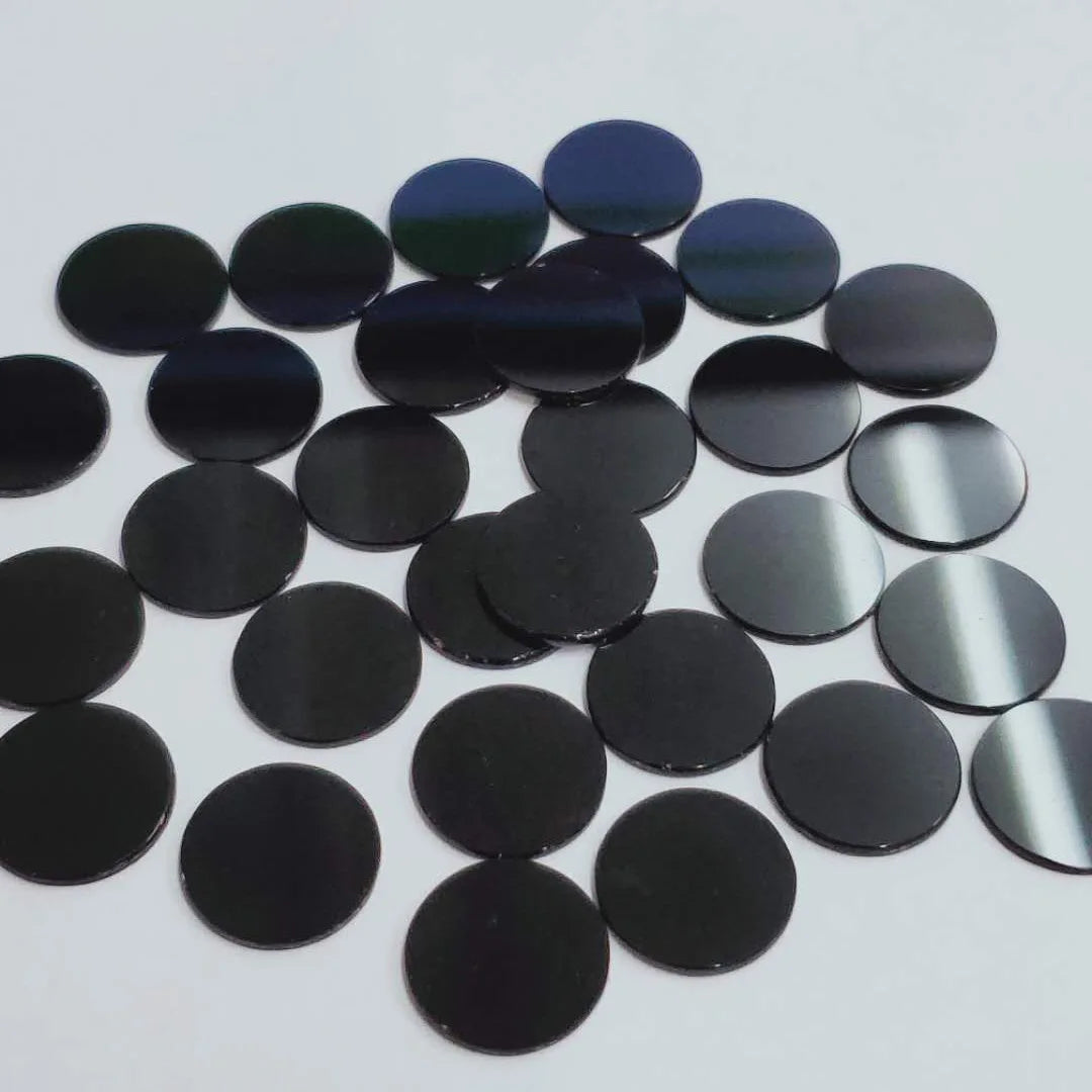 HZ Wholesale Natural Rainbow Moonstone 4 mm to 25 mm Smooth Round Cabochon Loose Gemstone Rocks