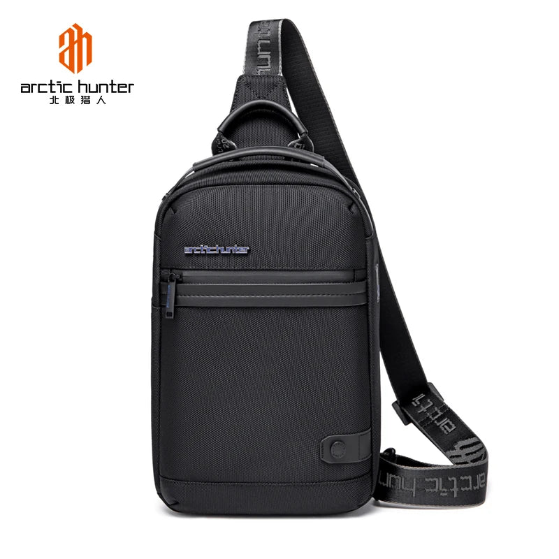 Arctic Hunter Wholesale Men's Waterproof Chest & Shoulder Sling Crossbody Bag Lightweight Zipper Closure