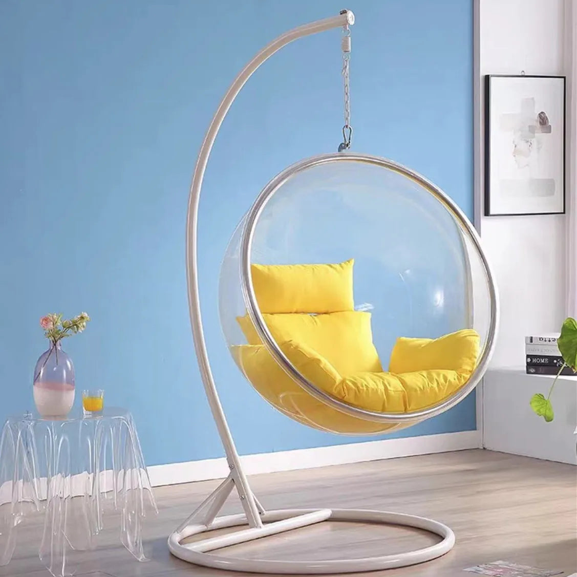 Modern Metal Bench New Luxury Transparent Quality Outdoor Furniture Garden Patio Swing Chair