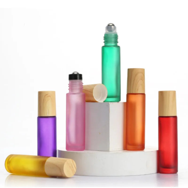 Custom Color Cylinder Shaped 30ml Oil Dropper Bottles Serum Bottle for Skincare Cosmetic Packaging Stocking Color for Sale Glass
