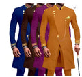 African Men's New Hot-selling African Ethnic Printing Men's Casual Set
