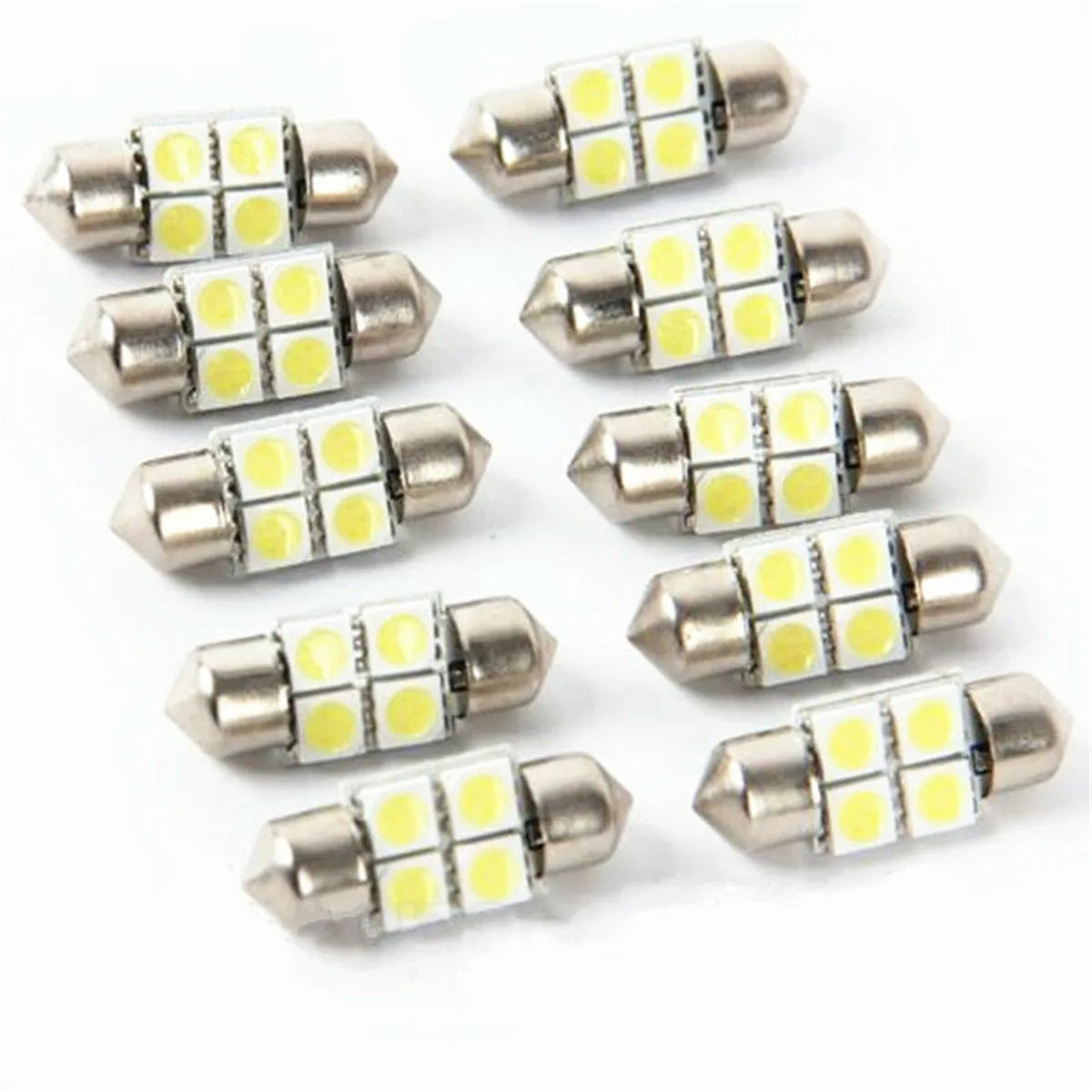 5050 31mm 4SMD Car RV Interior Dome Festoon White LED Light Bulbs Lamp DC 12V