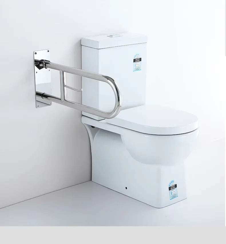 Stainless Steel Shower Safety Grab Bar Foldable U-Shaped Grab Bars for Toilet