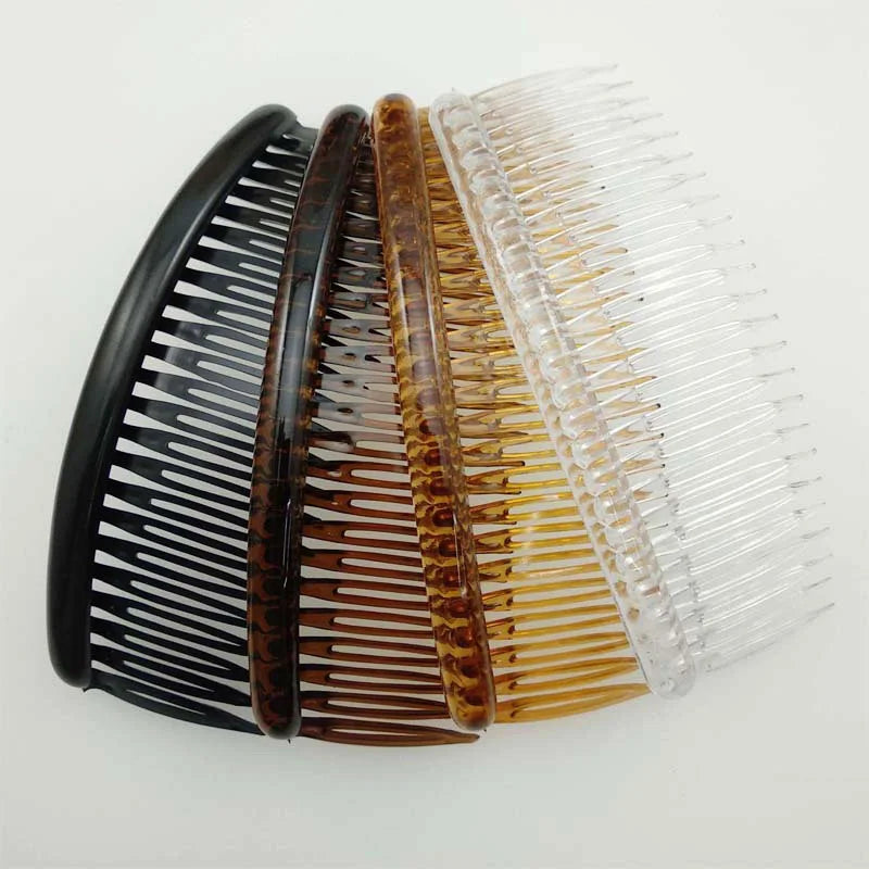 4.5cm*12.5cm  24teeth Big Plastic Side Combs Clips Plain Hair Comb Claws for Handmade Women Hair Accessories