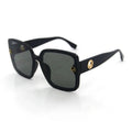 New Trends Designer Oversize Sunglasses for Women Gradient Lens White and Blue PC Frame New Man Fashion