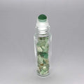 DIY Wholesale Jade Essential Oil Bottle Glass Roll-on Bottles with Jade Roller Balls 10ML Crystal Roll on Bottle