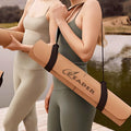 Customized Logo Eco-Friendly Non-Slip Organic Natural Rubber Cork Hot Yoga Mat for Fitness & Yoga & Pilates 1-5mm Thickness