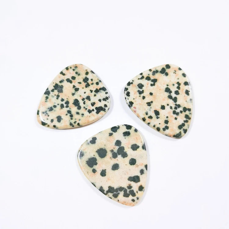 Huiying OEM ODM Custom Dalmatian Jasper Guitar Accessories Picks Customized Logo Color Pick Guitar
