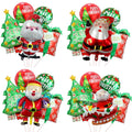 Wholesale Custom Balloon New Merry Christmas Tree Santa Claus Foil Inflatable Christmas Party Decorations Balloons Set