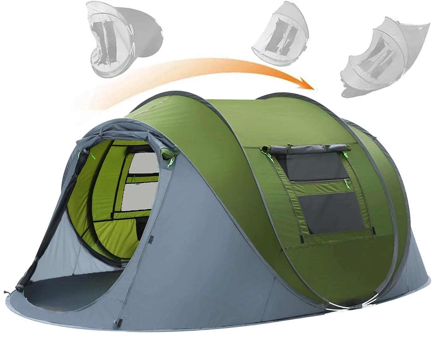 Mingchan Automatic Large Family 4 5 6 Persons Big Camping Outdoor Equipment Waterproof Tents Without Strut