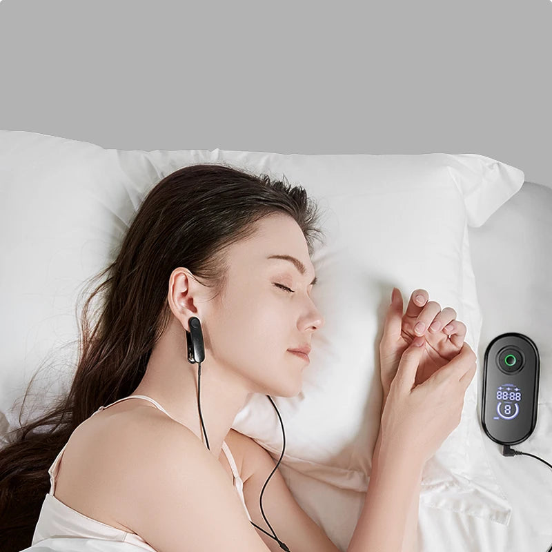 Wholesale CES Micro-current Insomnia Devices Brain Stimulation Relaxed Ear Clip Sleep Aid Device for Home Use
