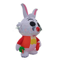 Factory Direct Inflatable Rabbit Model Cartoon Bunny Mascot Alice Wonderland Made Oxford Material Air Blower Accessory Outdoor
