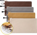 Custom  Large Capacity  Canvas School Student Office Zipper Pencil Cases Bag