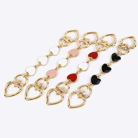 Meetee B-C112 Underarm Bag Shoulder Strap Lengthening Transformation Color Love Extension Chain
