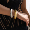 VOGUE SHINE FRENCH GYPSY DANCER MODEL RUNWAY BRACELET 2025 Dazan New Winter 18k Gold Plated Stainless Steel High Quality Jewelry