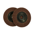PMS 100mm Plastic Cover Louver Polishing Sheet 4 Inch Flat Sandpaper Wheel 72 Pages Louver Blades Flap Disc