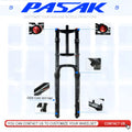 Double Shoulder Fat Bike Fork Fat Bicycle Bicycle 26" 4.0" air Forkes Snow MTB Moutain 26inch Bike Fork 135mm Magnesium Alloy
