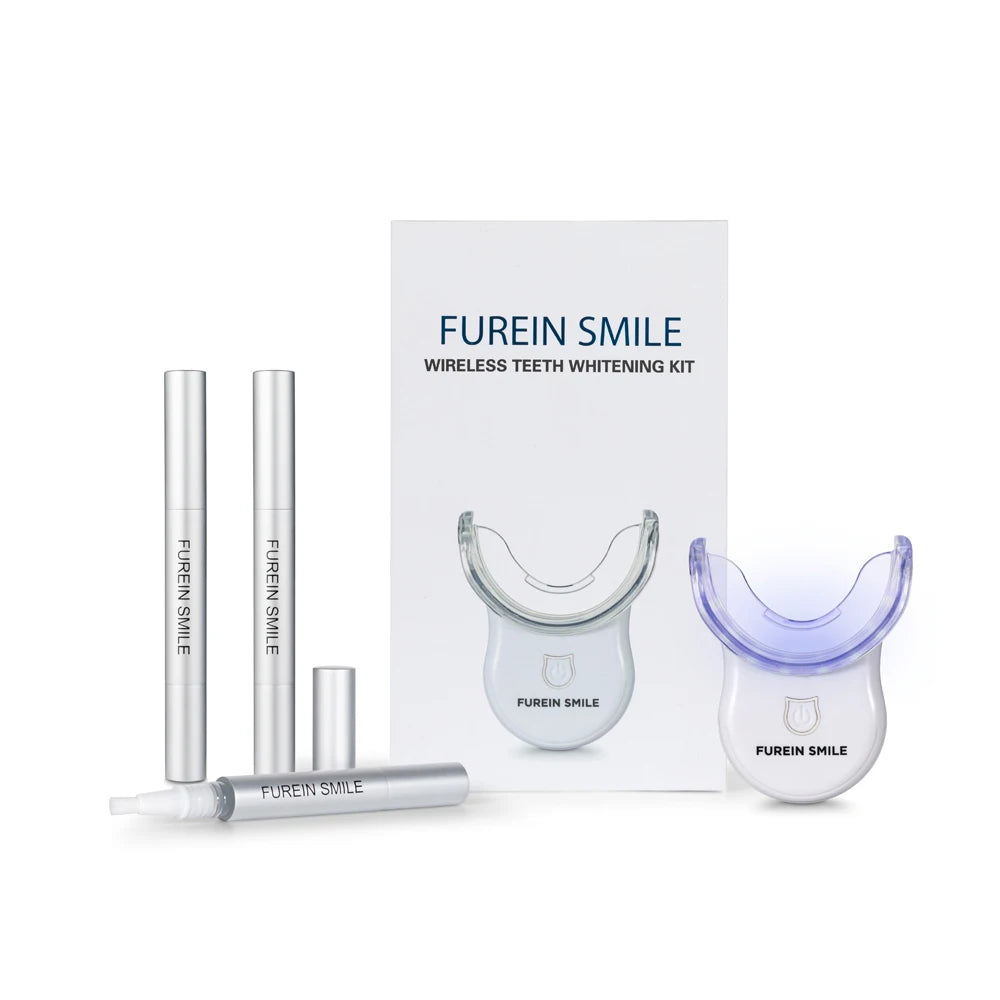 CE-Approved Teeth Whitening Clinic Equipment Home Kit with PAP 32 LED Blue Red Light Charging Gel Pens Whitening Gel Pens