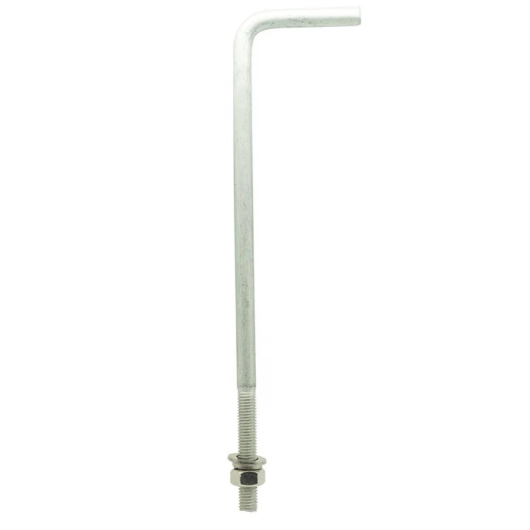Q235 Solar Energy Ground Bracket Components Spiral Anchor Bolt With Flange Quick Easy Installation Pv Ground Carport Galvanized