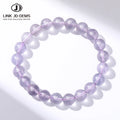 JD GEMS Natural Purple Crystal Bracelet Purple Gold Bracelet Fashion Purple Ghost Female Crystal Beads Bracelet Fashion Jewelry
