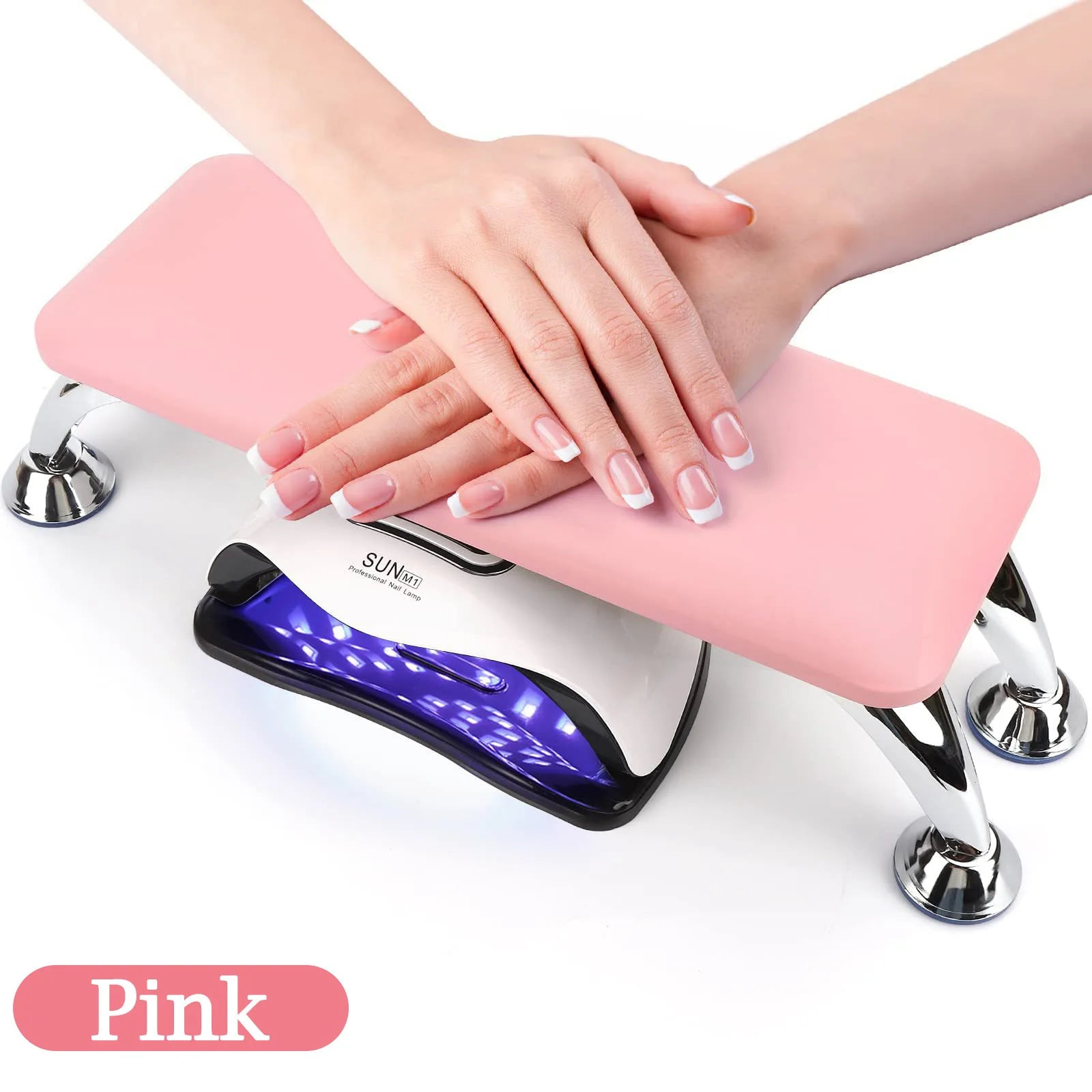 Supplies Leather Pink Nail Arm Rest Cushion Salon Manicure Nail Tools Foot Hand Pillow Nail Arm Rest