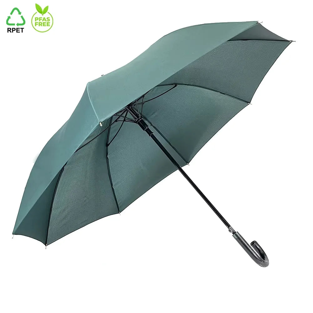 Ovida Promotional Advertising Windproof Rain Gear 8 Panels 27inch Auto Open Straight Umbrella with Automatic Open Golf Umbrella