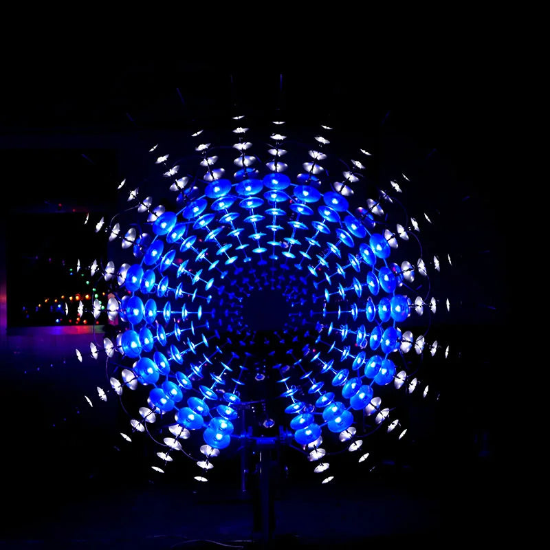 Outdoor Garden Large 3D Metal Art Stainless Steel Wind Kinetic Spinner Sculpture for Sale