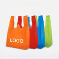 Promotional Cheap Custom Printed Portable Retail Supermarket Bag Reusable Shopping Non Woven Tote Bag