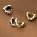 Wholesale 925 Silver Jewelry Women 18K Gold Plated 925 Sterling Silver Heart Earring for Women