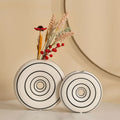 Modern European-Style Ceramic Vase Luxury Small Porcelain Home Ornaments with Matt Glaze for Living Room or Weddings-Wholesale
