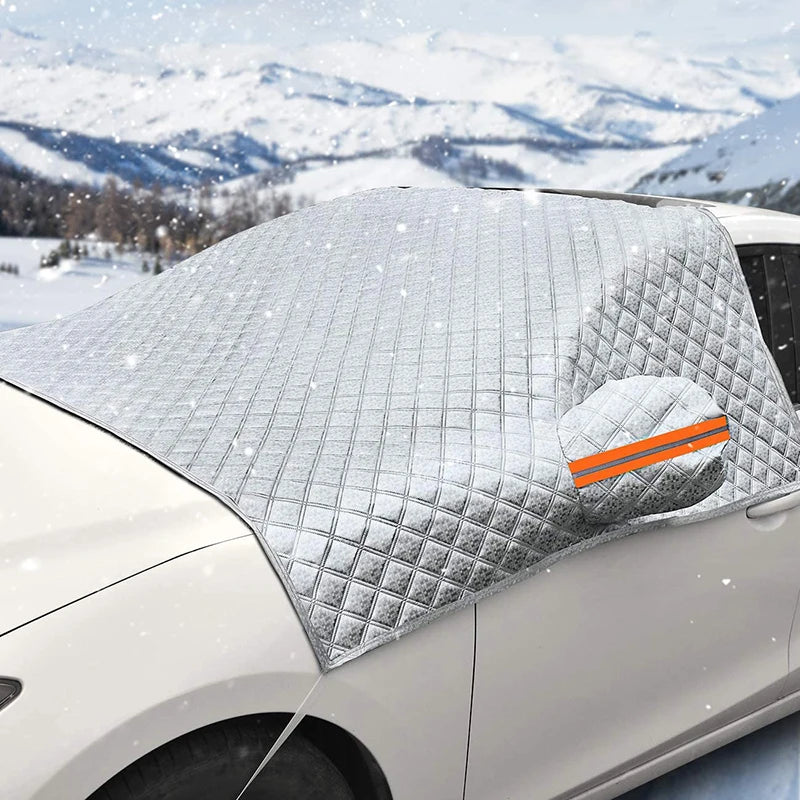 Factory Price Car Snow Cover Weighted Windshield Snow Protector Ice Blocked Front Window Protector Exterior Auto Accessories
