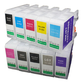 P700 P900 Refillable Ink Cartridge Without Chip Compatible for Epson SC-P700 P900 P708 P908 770 Printer
