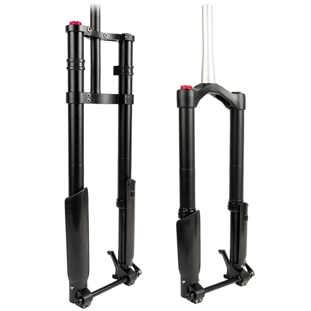 Electric Fat Bike Fork 20*4.0inch Inverted Air Suspension Fork for Mountain Bike Ebike