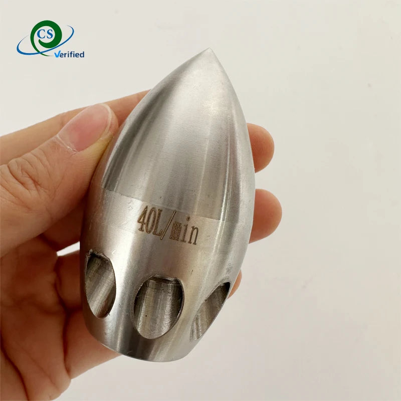 1/2'' Thread BSPT High Pressure Washing Spray Sewer Cleaner Ceramic Nozzle