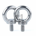Eye Bolt 304 Stainless Steel Marine Lifting Eye Screws Ring Loop Hole for Cable Rope Eyebolt M3 M4 M5 M6 M8 M10-M24