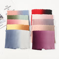 Newest Hot Muslim Pleated Chiffon Shawl Two-tone Printing Scarf Female Plain Chiffon Scarf Women Hijab Scarf