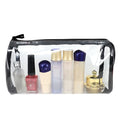 TSA Approved Clear Zipper Closure Reusable for Bag Cosmetic Makeup Organizer Case Pouch Purse Insert for Men and Women