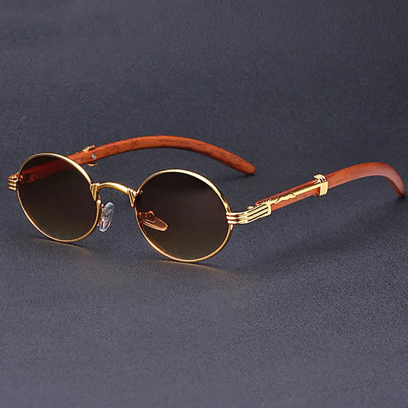 2026 NEW Classic Designer Retro Round Frame Vintage vogue Sunglasses Women Men Metal Sunglasses