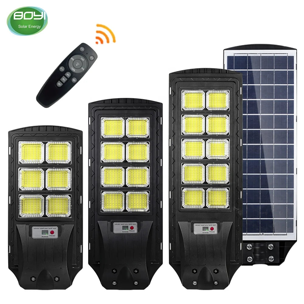 BOYI High Bright Solar Street Lamp Integrated All in One Outdoor Lights Solar