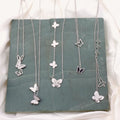 Trend Fine Necklace Butterfly Jewelry Custom 316L Stainless Steel Non Tarnish Waterproof Butterfly Choker Necklace for Women