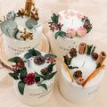 Hot Selling Item Romantic Luxury Wedding Birthday Dried Flower Fragrance Scented Candle