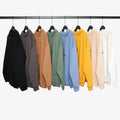 Street Wear High Quality Blank Fleece Cotton Unisex Hoodies With No Drawstring Thick Heavyweight Oversized Hoodie