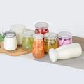 100ml 160ml 200ml Glass Yogurt Bottle Pudding Jar Jelly Mousse Dessert Cup Fresh Milk Bottle