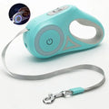 Factory Custom New Design 3/5m Automatic LED Flash Light Large Retractable Pet Dog Outdoor Leash Lead