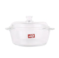 Wholesale Microwave Oven Safe Reusable Ellipse Kitchen Glass Borosilicate Tempered Baking Ware Bakeware With Lid