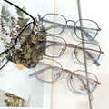 8726 New Arrival Retro Small Round Anti Blue Light Glasses Transparent Metal Frame for Women Men Computer Glasses Fast Shipping