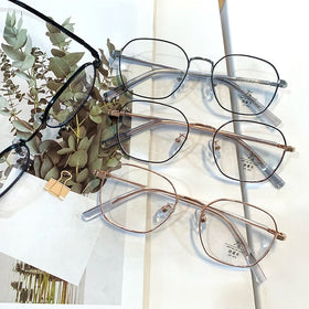 8726 New Arrival Retro Small Round Anti Blue Light Glasses Transparent Metal Frame for Women Men Computer Glasses Fast Shipping