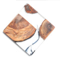 Ink Solid Wood Pine Resin Classic Square Eco-Friendly Tea Cup Holder/Coaster MegaBDM
